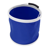 Maxbell Folding Bucket Water Container Pail for Camping BBQ Fishing 11L Blue