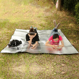 Maxbell Aluminum Foil Foldable Waterproof Camping Blanket Picnic Beach Mat 200x250cm