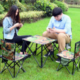 Maxbell Waterproof Portable Folding Picnic Table Desk Outdoor Camping BBQ Camo