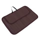 Maxbell Portable Travel Camping Picnic BBQ Fork Chopstick Cutlery Storage Bag Brown
