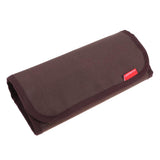 Maxbell Portable Travel Camping Picnic BBQ Fork Chopstick Cutlery Storage Bag Brown