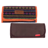 Maxbell Portable Travel Camping Picnic BBQ Fork Chopstick Cutlery Storage Bag Brown