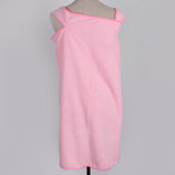 Maxbell Microfiber Drying Bath Towel Beach Swim Shower Wearable Washcloth pink