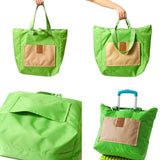 Maxbell Lightweight Tote Bag Shoulder Bag for Gym Hiking Picnic Travel Beach Green