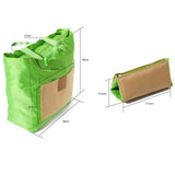 Maxbell Lightweight Tote Bag Shoulder Bag for Gym Hiking Picnic Travel Beach Green