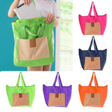 Maxbell Lightweight Tote Bag Shoulder Bag for Gym Hiking Picnic Travel Beach Green