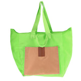 Maxbell Lightweight Tote Bag Shoulder Bag for Gym Hiking Picnic Travel Beach Green
