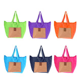 Maxbell Lightweight Tote Bag Shoulder Bag for Gym Hiking Picnic Travel Beach Green