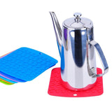 Max Cup Place Mat Hot Pot Holder Coffee Cup Insulated Trivet Mat Outdoor Green