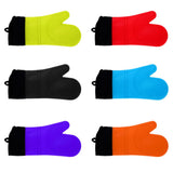 Max Heat Resistant Silicone Oven Glove Pot Holder Grilling Cooking Baking Red