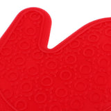 Max Heat Resistant Silicone Oven Glove Pot Holder Grilling Cooking Baking Red