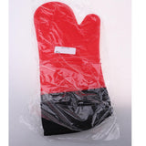 Max Heat Resistant Silicone Oven Glove Pot Holder Grilling Cooking Baking Red