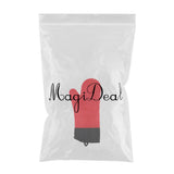 Max Heat Resistant Silicone Oven Glove Pot Holder Grilling Cooking Baking Red