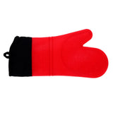 Max Heat Resistant Silicone Oven Glove Pot Holder Grilling Cooking Baking Red