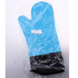 Max Heat Resistant Silicone Oven Glove Pot Holder Grilling Cooking Baking Blue