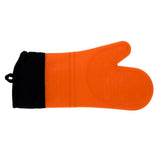 Max Heat Resistant Silicone Oven Glove Pot Holder Grilling Cooking Baking Orange