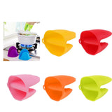 Max Silicone Hot Pot Holder Oven Grip Pinch Mitts Finger Tab Protector Green