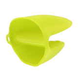 Max Silicone Hot Pot Holder Oven Grip Pinch Mitts Finger Tab Protector Green