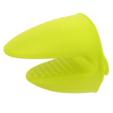 Max Silicone Hot Pot Holder Oven Grip Pinch Mitts Finger Tab Protector Green