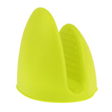 Max Silicone Hot Pot Holder Oven Grip Pinch Mitts Finger Tab Protector Green