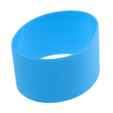 Max Outdoor Silicone Round Non-slip Water Bottle Mug Cup Sleeve Cover Light blue