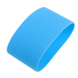 Max Outdoor Silicone Round Non-slip Water Bottle Mug Cup Sleeve Cover Light blue