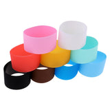 Max Outdoor Silicone Round Non-slip Water Bottle Mug Cup Sleeve Cover Light blue