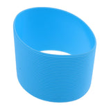 Max Outdoor Silicone Round Non-slip Water Bottle Mug Cup Sleeve Cover Light blue