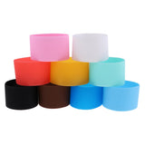 Max Outdoor Silicone Round Non-slip Water Bottle Mug Cup Sleeve Cover Light blue