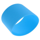 Max Outdoor Silicone Round Non-slip Water Bottle Mug Cup Sleeve Cover Light blue