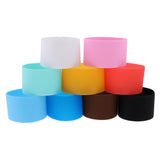 Max Outdoor Silicone Round Non-slip Water Bottle Mug Cup Sleeve Cover Light blue