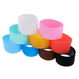 Max Outdoor Silicone Round Non-slip Water Bottle Mug Cup Sleeve Cover Light blue