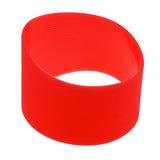 Maxbell Outdoor Silicone Round Non-slip Water Bottle Mug Cup Sleeve Cover red