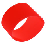 Maxbell Outdoor Silicone Round Non-slip Water Bottle Mug Cup Sleeve Cover red