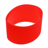 Maxbell Outdoor Silicone Round Non-slip Water Bottle Mug Cup Sleeve Cover red
