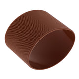 Maxbell Outdoor Silicone Round Non-slip Water Bottle Mug Cup Sleeve Cover brown