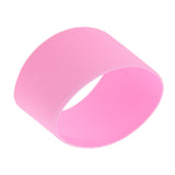 Maxbell Outdoor Silicone Round Non-slip Water Bottle Mug Cup Sleeve Cover pink