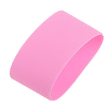 Maxbell Outdoor Silicone Round Non-slip Water Bottle Mug Cup Sleeve Cover pink