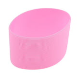 Maxbell Outdoor Silicone Round Non-slip Water Bottle Mug Cup Sleeve Cover pink