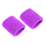 Maxbell Sports Basketball Badminton Unisex Cotton Sweatbands Wristbands light purple