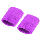 Maxbell Sports Basketball Badminton Unisex Cotton Sweatbands Wristbands light purple