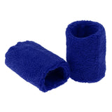 Maxbell Sports Basketball Badminton Unisex Cotton Sweatbands Wristbands royal blue