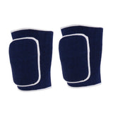 Maxbell Outdoor Exercise Dance Soccer Roller Skating Protective Knee Sleeve Pad  Blue