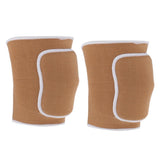Maxbell Outdoor Exercise Dance Soccer Roller Skating Protective Knee Sleeve Pad  Beige