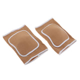 Maxbell Outdoor Exercise Dance Soccer Roller Skating Protective Knee Sleeve Pad  Beige