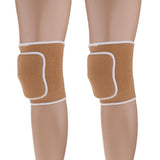 Maxbell Outdoor Exercise Dance Soccer Roller Skating Protective Knee Sleeve Pad  Beige