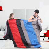 Maxbell Lightweight 4 Season Camping Hiking Envelope Sleeping Bag with Hood Red