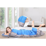 Maxbell Lightweight 4 Season Camping Hiking Envelope Sleeping Bag with Hood Red