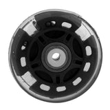 Maxbell 4Pcs Inline Sliding Flash PU Roller Skate Wheels for Skating Shoes black