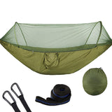 Maxbell Camping Hammock with Mosquito Net for Outdoor Hiking Travel Backyard  ArmyGreen